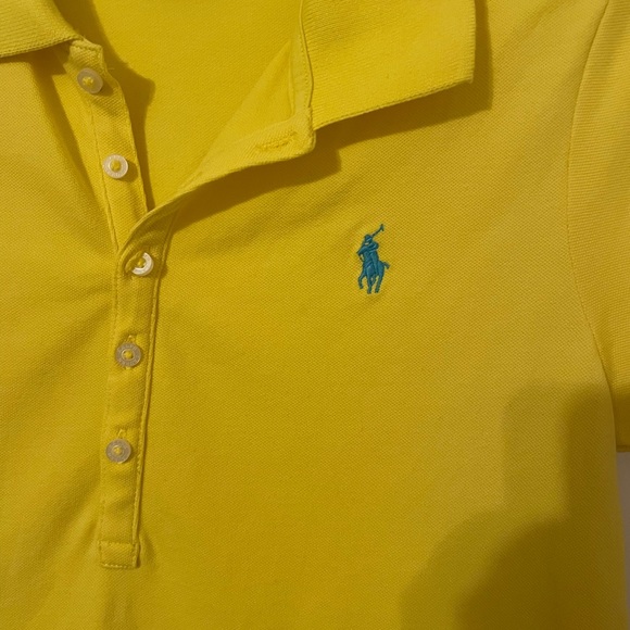 Polo Ralph Lauren Yellow Polo Shirt - Picture 3 of 4